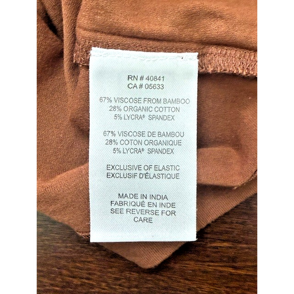 Aventura CHUTNEY ORANGE Cowl Neck Sz M Stretchy Long Sleeve Athleisure Top NEW!! - Picture 4 of 5